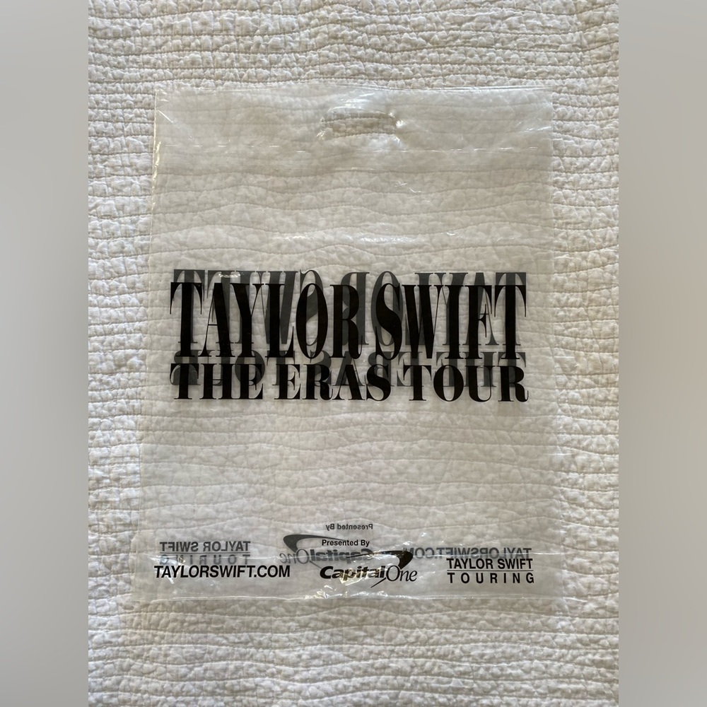 Taylor Swift Eras Tour concert merch bag and surprise friendship bracelet!